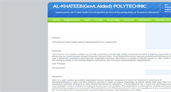 Desktop Screenshot of alkhateebgroup.org