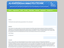 Tablet Screenshot of alkhateebgroup.org